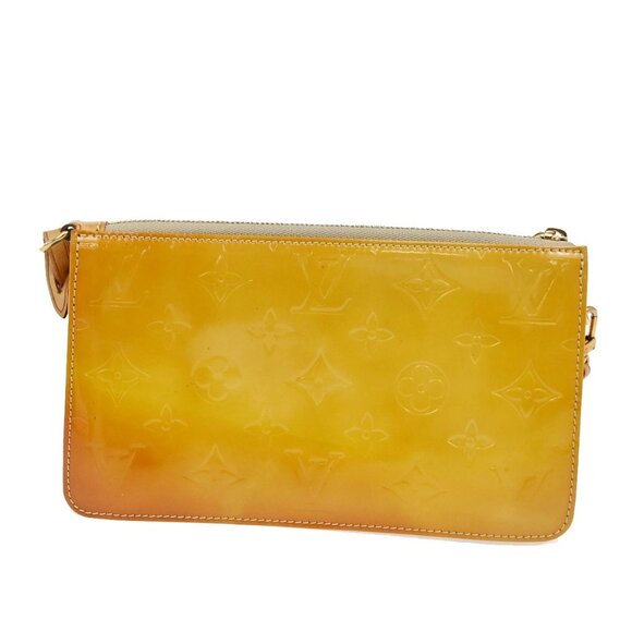 LOUIS VUITTON Flower Lexington Hand Bag Monogram Vernis Yellow M92246 64YH472 - Picture 3 of 13